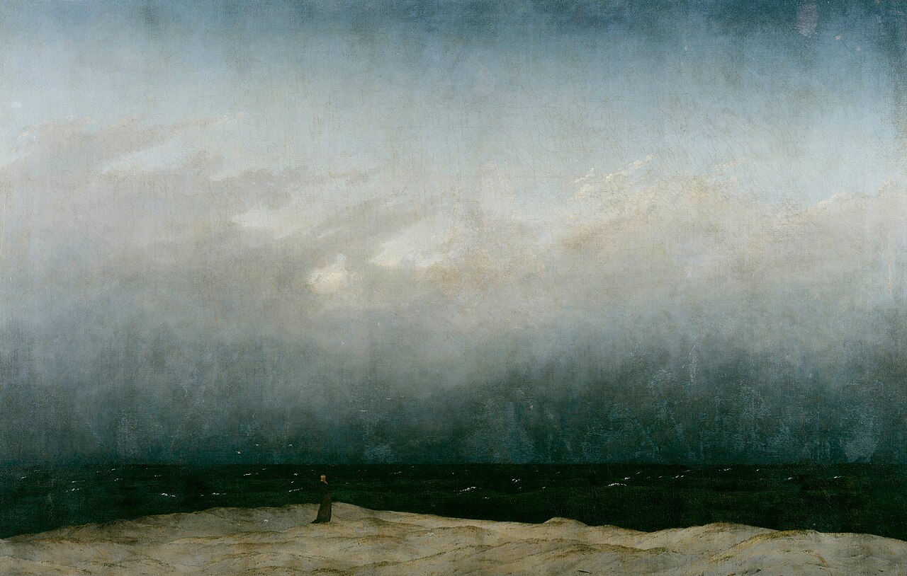 Каспар Давид Фридрих. Монах у моря, 1808–1810